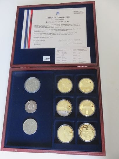 Medals - Lot of 9 medals, including complete...