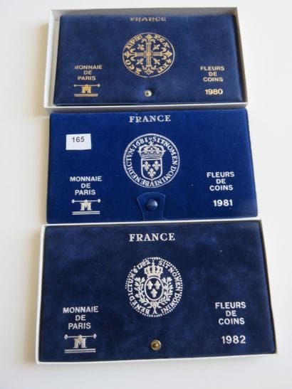 Monnaies - France - Lot de 3 Livrets Série...