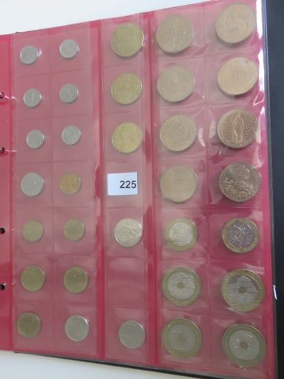 Monnaies - Collection de 145 monnaies dont...