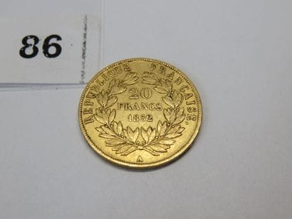 Gold coin - France - 20 Francs Louis-Napoléon...