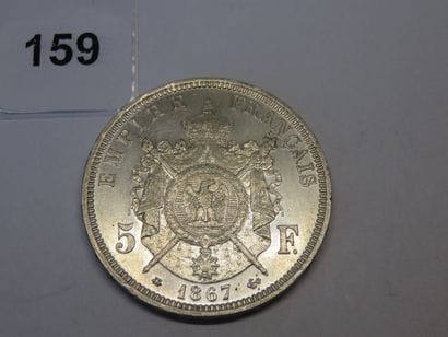 Monnaie - France - 5 Francs Napoléon III...