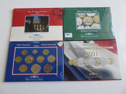 Monnaies - France - Lot de 4 Livrets Série...