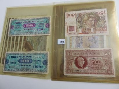 Banknotes - France - Collection of 39 banknotes,...