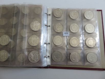 Monnaies Argent - France - Lot de 491 monnaies...