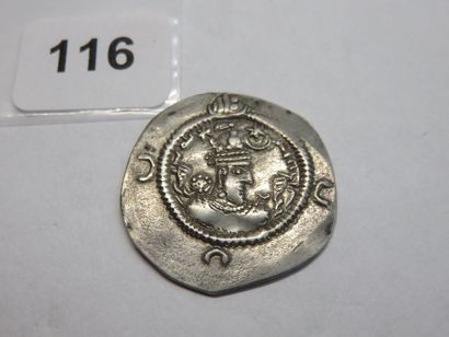 Monnaie - Sassanide (royaume) - Chosroès...
