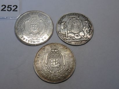 Jetons - Maire de Nantes - Lot de 3 jetons...