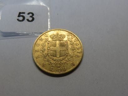 Gold coin - Italy - 20 Lire Victor Emmanuel...