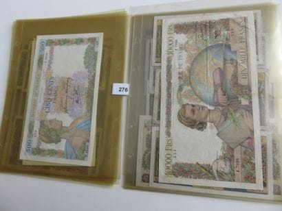 Banknotes - France - Collection of 39 banknotes,...