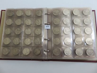 Monnaies Argent - France - Lot de 491 monnaies...