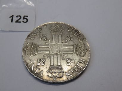 Monnaie Royale - Louis XIV - Ecu aux 8 L...