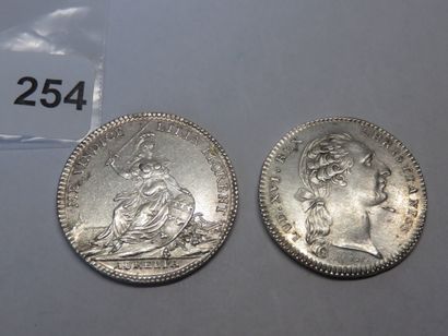 Jetons - Lot de 2 jetons en argent : Maire...