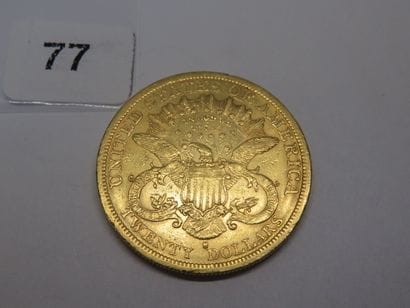 Gold coin - USA - 20 Dollars Liberty crowned...