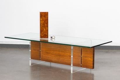 CONTEMPORARY WORK
Coffee table, rosewood...