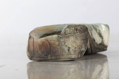 Christine FABRE born 1951
Raku box with celadon...