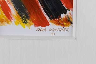 Oscar GAUTHIER 1921-2009
Untitled
Gouache...