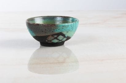 Christien FABRE born 1951
Ceramic bowl (raku),...