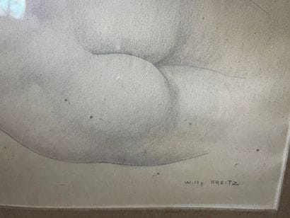 Willy KREITZ, 1903-1982
Nude 
Graphite on...