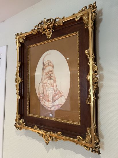 Ecole contemporaine
Portraits de monsieur...
