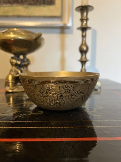 Bronze, brass and copper set including a...