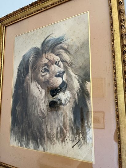 Jef Louis VAN LEEMPUTTEN, 1867-1948
Lion,...