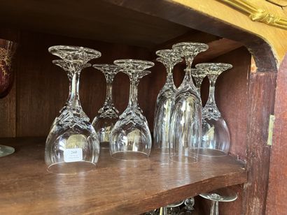VILLEROY & BOCH. Isis model 
Set of crystal...