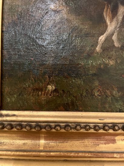 Paul MALENSON, 1817-1880
L'attente du chasseur...