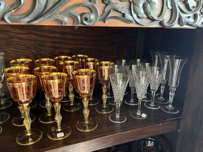 Set of glasses including: 
- KAMENICKY SENOV....