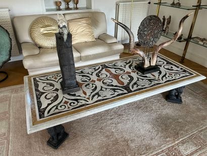 Rectangular coffee table in 
