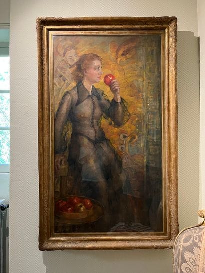 Jo TYCK-GEENS, 20th century
Woman with apple...