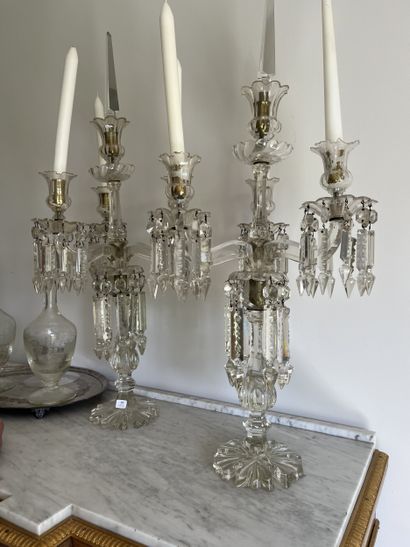 In the taste of BACCARAT
Pair of girandoles...