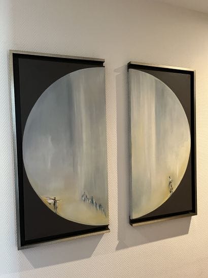 Christian MALLET, XXth-XXIst century
Silenie
Diptych,...