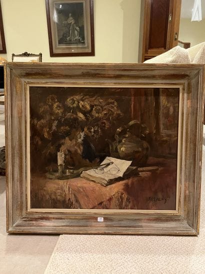 Félix EYSKENS, 1882-1968
Nature morte au...