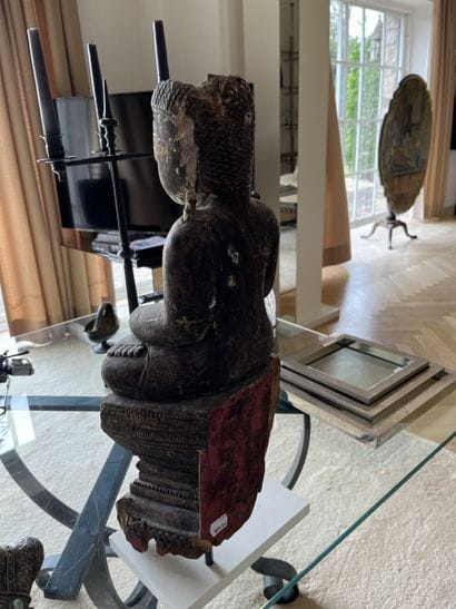 BURMA - 18th/19th century
Wooden Buddha with...
