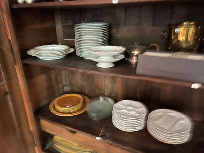 Miscellaneous tableware including 20 porcelain...