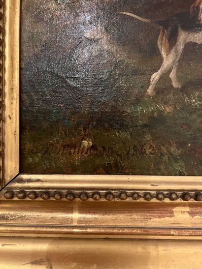 Paul MALENSON, 1817-1880
L'attente du chasseur...