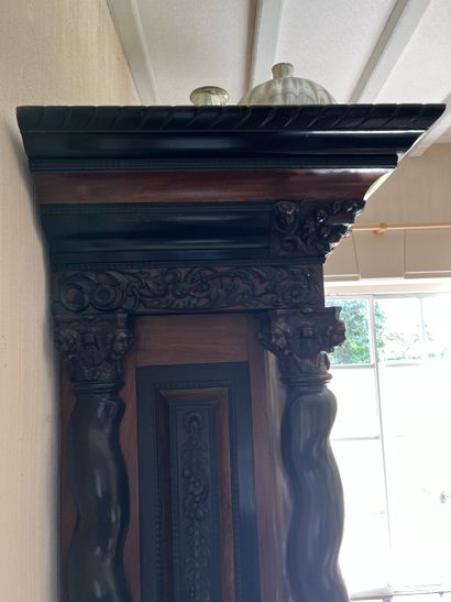 Cabinet by KUSSENKAAST in mahogany, mahogany...