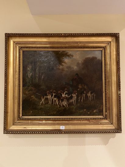 Paul MALENSON, 1817-1880
L'attente du chasseur...