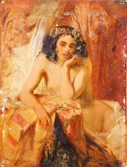 Narcisse DIAZ de la PENA, attributed to
Female...