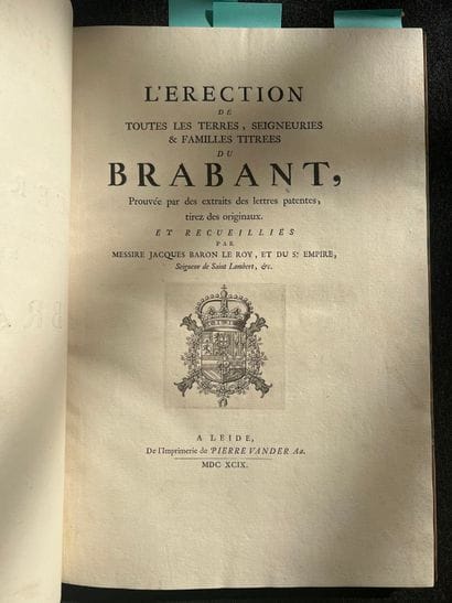Baron le Roy Jacques
L'érection de toutes...