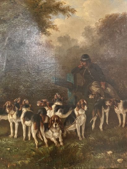 Paul MALENSON, 1817-1880
L'attente du chasseur...