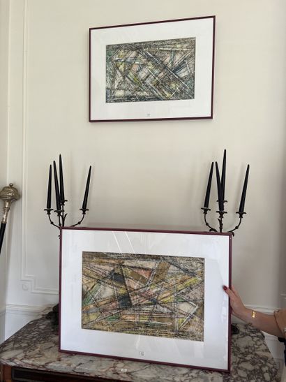 Léopold PLOMTEUX, 1920-2008
Composition,...