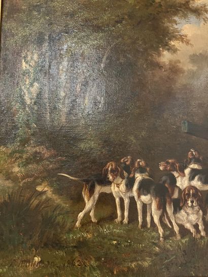 Paul MALENSON, 1817-1880
L'attente du chasseur...