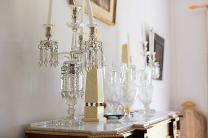 In the taste of BACCARAT
Pair of girandoles...