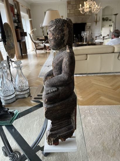 BURMA - 18th/19th century
Wooden Buddha with...