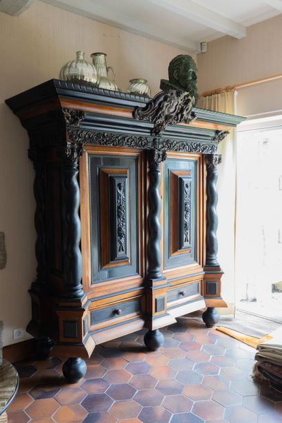 Cabinet by KUSSENKAAST in mahogany, mahogany...