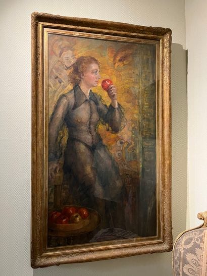 Jo TYCK-GEENS, 20th century
Woman with apple...