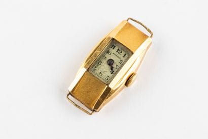 Montre-bracelet de dame en or, boîtier de...