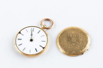 Montre de col n°9611 Seconde moitié du XIX...