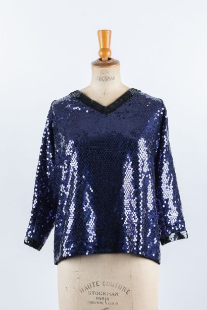 YVES SAINT-LAURENT - Rive Gauche
Haut à sequins...