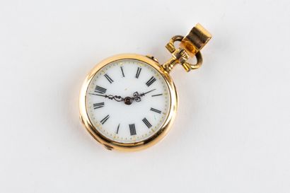 Montre de col n°89451 vers 1900. 
Boîtier...